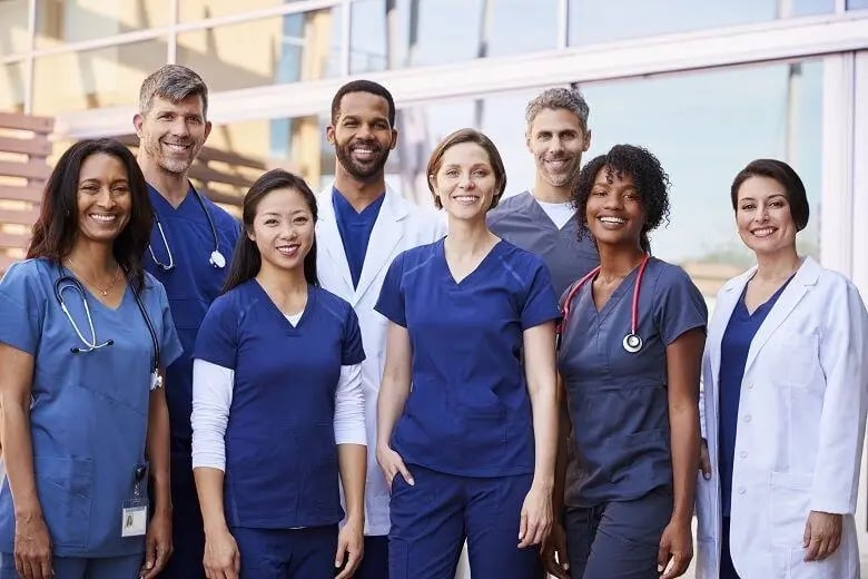 group-of-nurses-outside-of-a-hospital